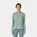 Long SLeeves Cap Cool Sun Shirt Women Thermal Blue - Thin Ice X-Dye