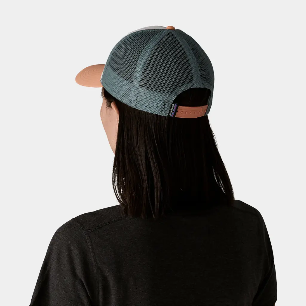 P-6 Logo LoPro Trucker Hat White w/Peach Sherbet