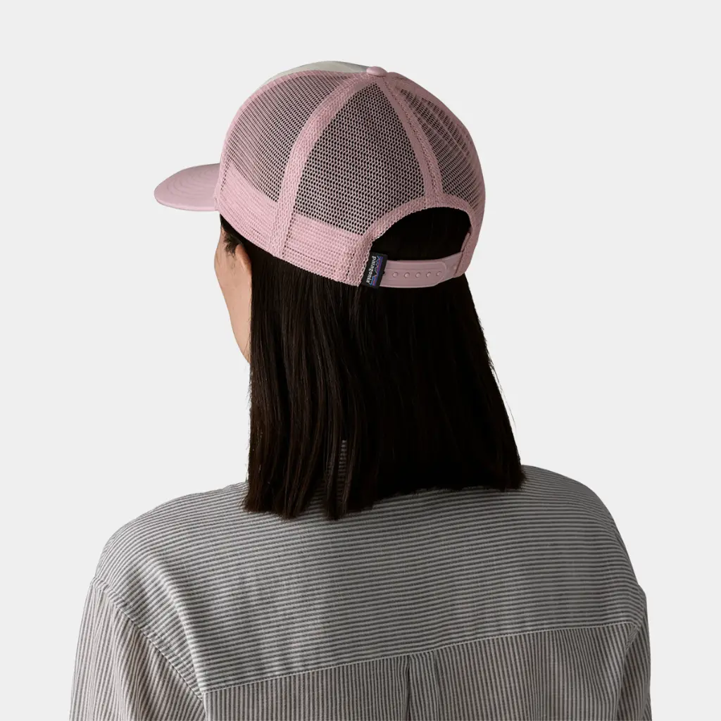 P-6 Logo Trucker Hat White w/Quiet Violet