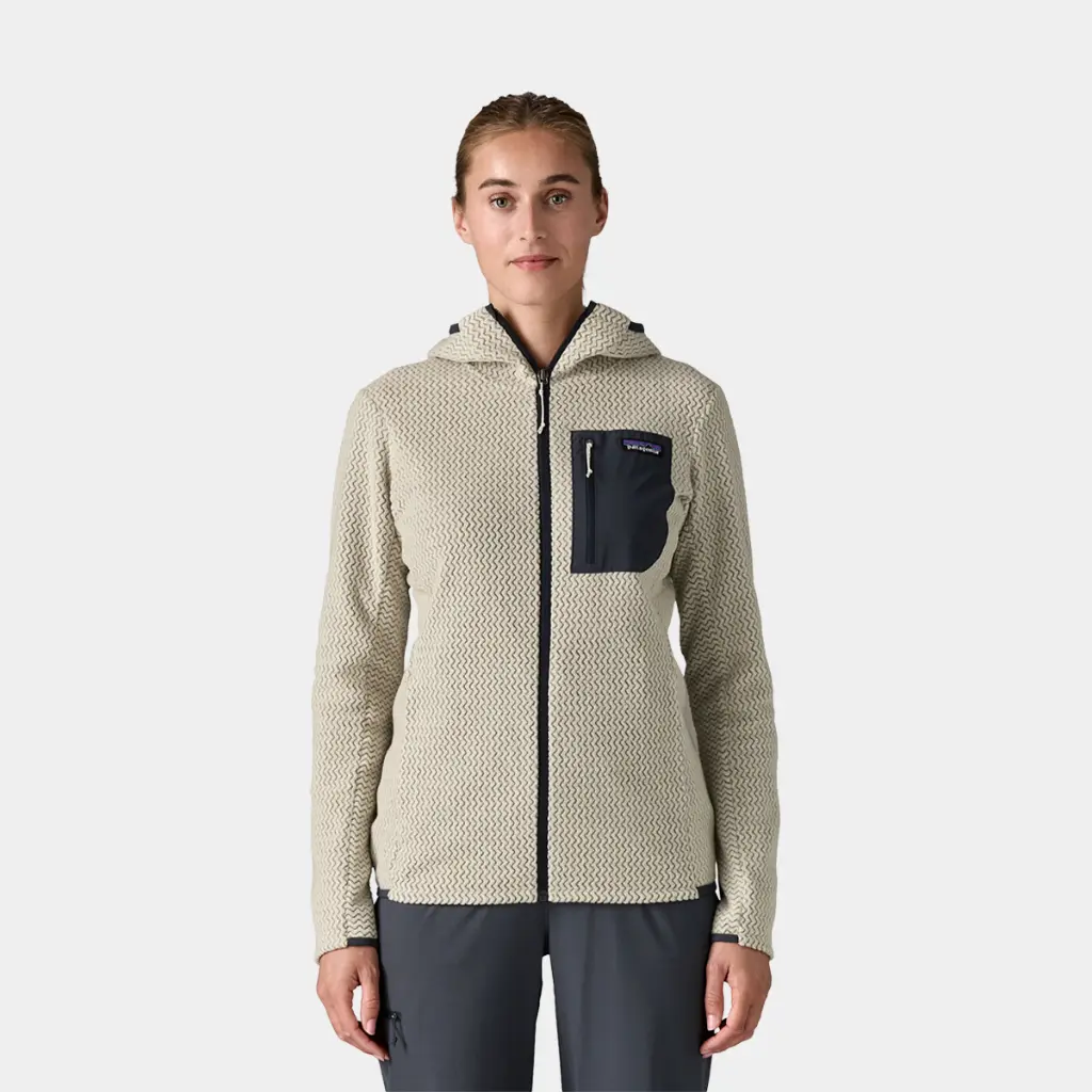 R1 Air Full-Zip Hoody Women Wool White
