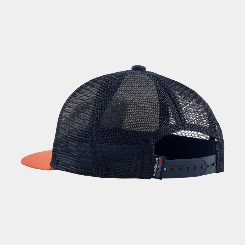 Trucker Hat Kids Ridge Rise Stripe: Coho Coral