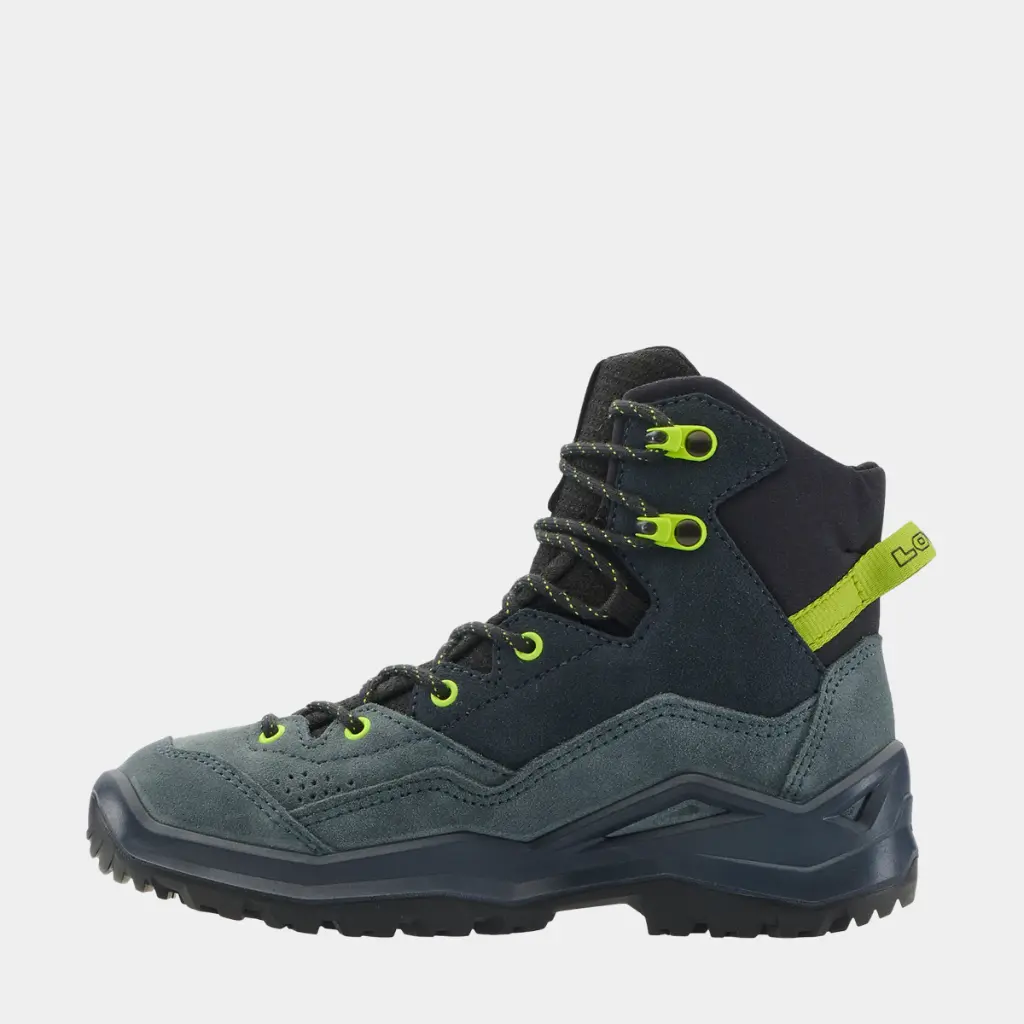 Wandax GTX Mid Kids Dark Petrol / Lime