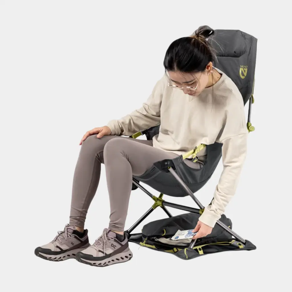 Satellite Reclining Camp Chair Goodnight Gray