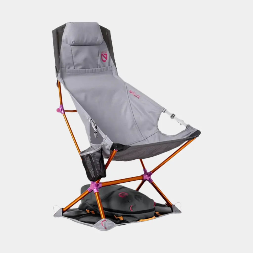 Satellite Reclining Camp Chair Quicksilver