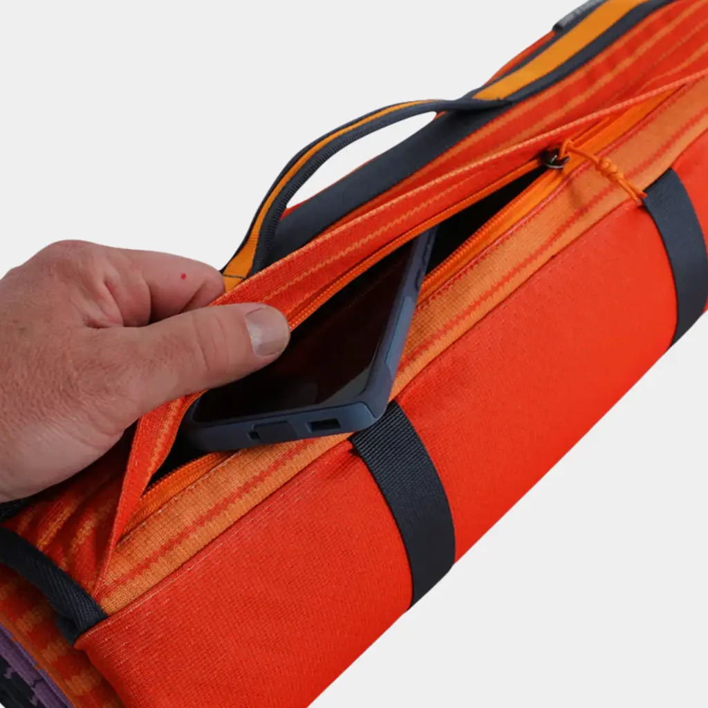 Victory Patio Blanket Large Sun Orange Stripe