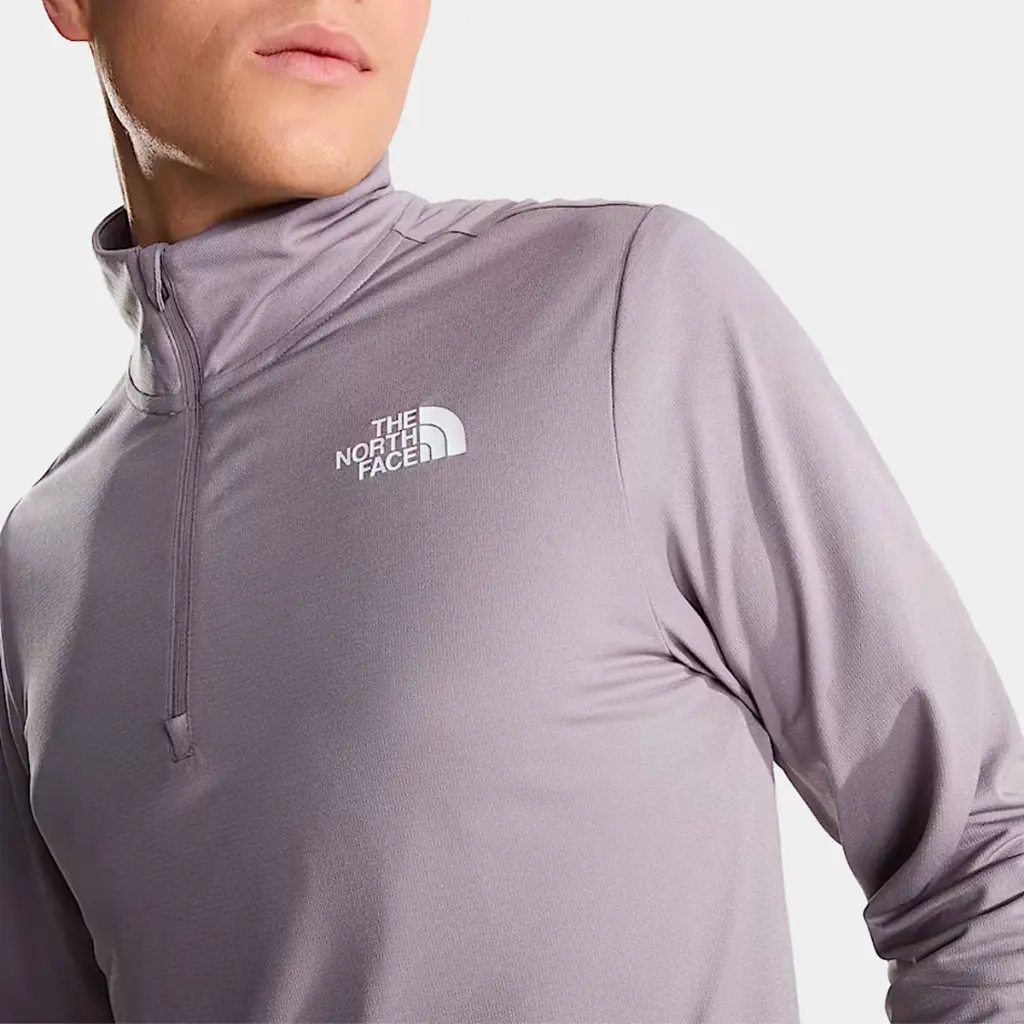 24/7 1/4 Zip Tee Transcendent Grey