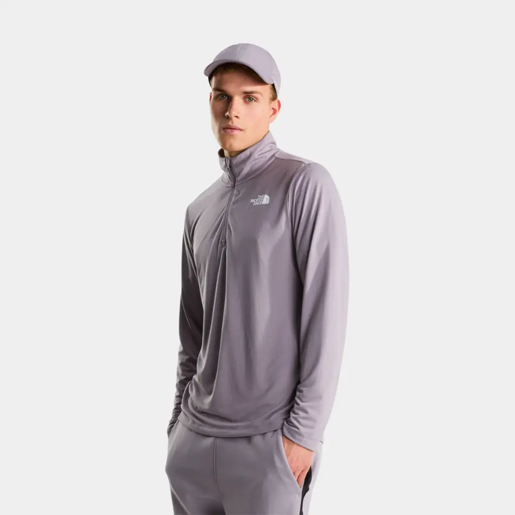 24/7 1/4 Zip Tee Transcendent Grey