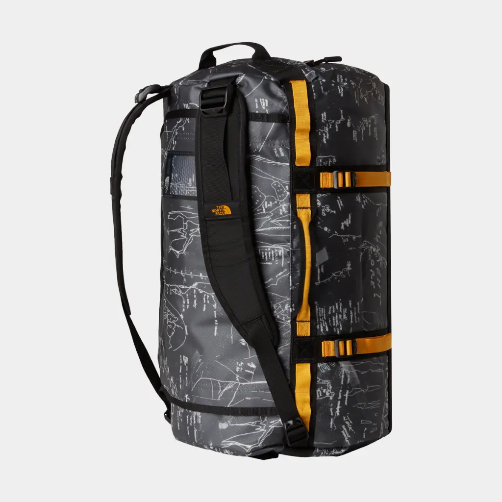 Base Camp Duffel S Anthracite Grey Conrad Topos Print / Summit Gold