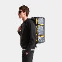 Base Camp Duffel S Anthracite Grey Conrad Topos Print / Summit Gold