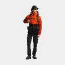 Lightning Zip-In Jacket TNF Black / Iron Clay / Lava Red