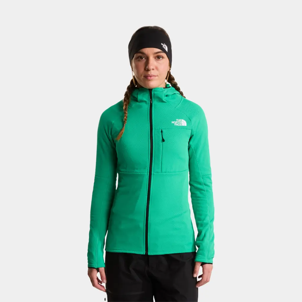 Summit FutureFleece Full Zip Hoodie Women Nebula Green
