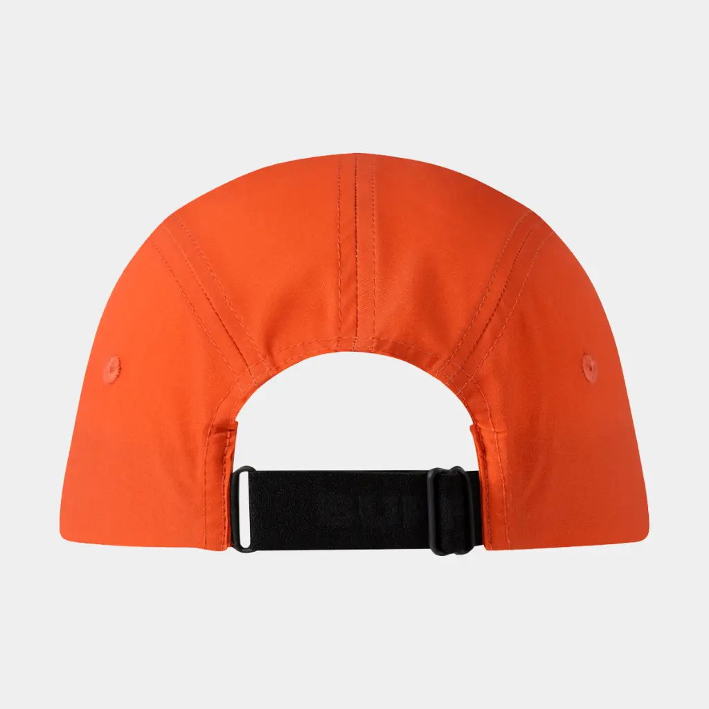 5 Panel Go Cap Solid Poppy