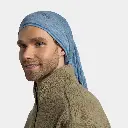 Lightweight Merino Wool Tubular Solid Lake Blue