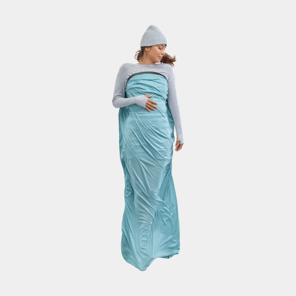 Comfort Blend Sleeping Bag Liner Standard Aqua Sea