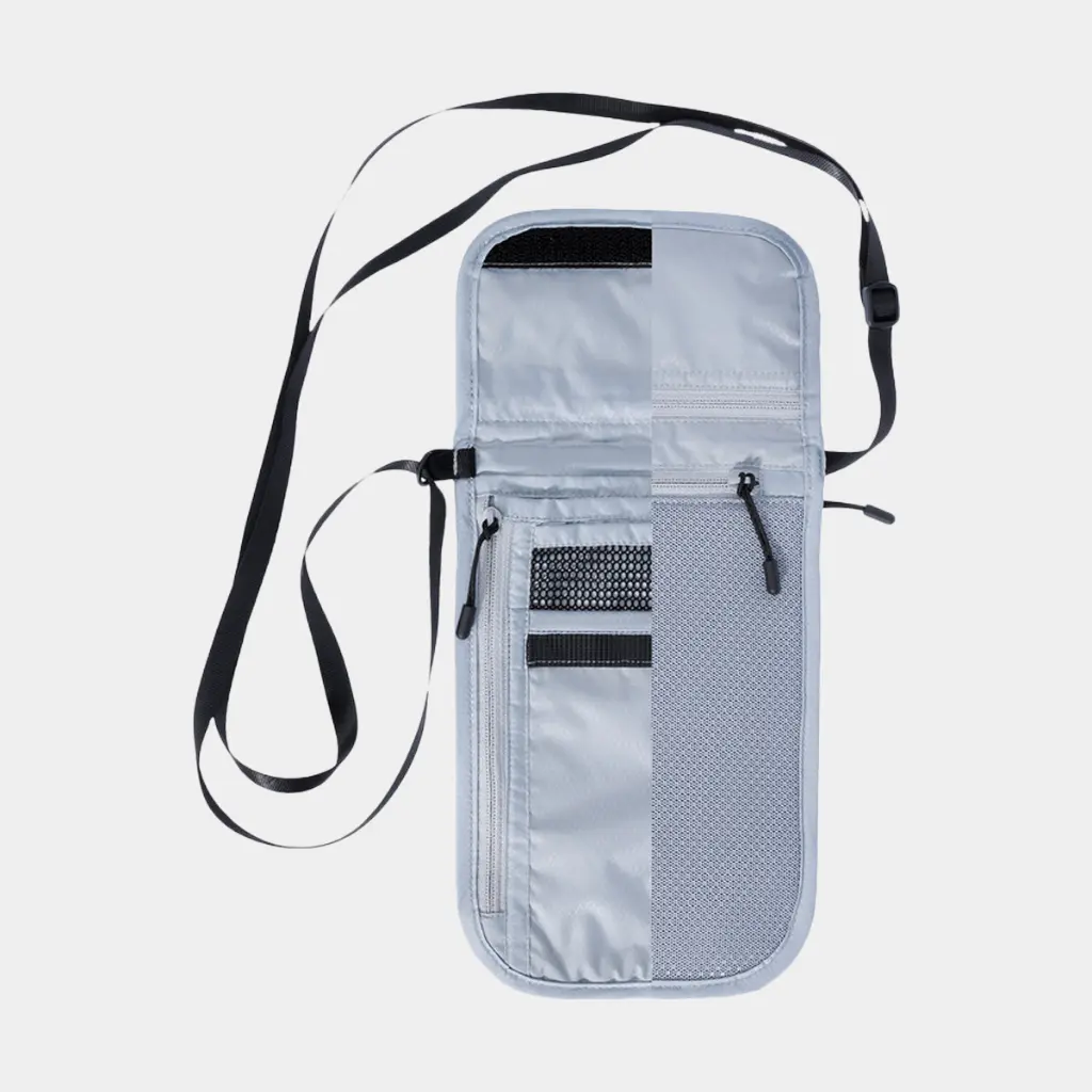 Travel Neck Wallet Star Grey