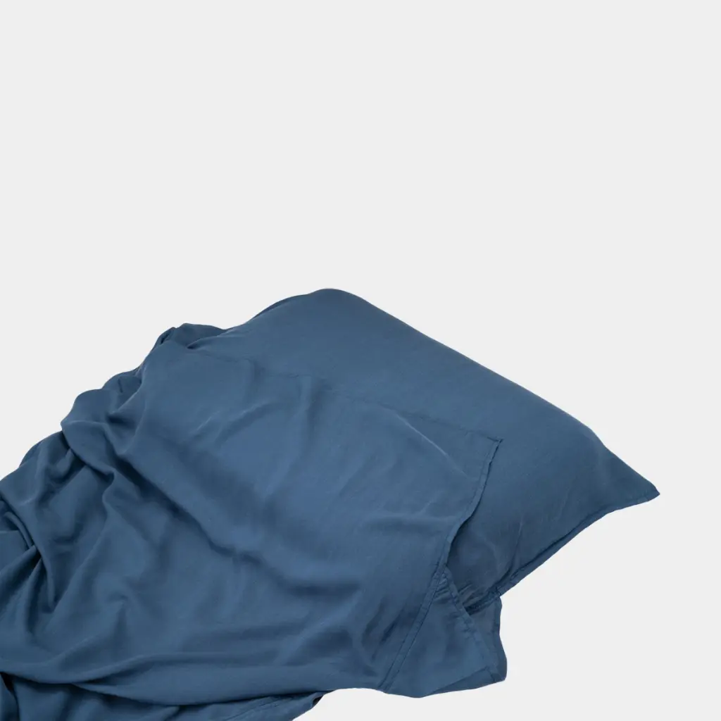 Travelsheet 100% Lyocell Eucalyptus Wood Mystic Blue