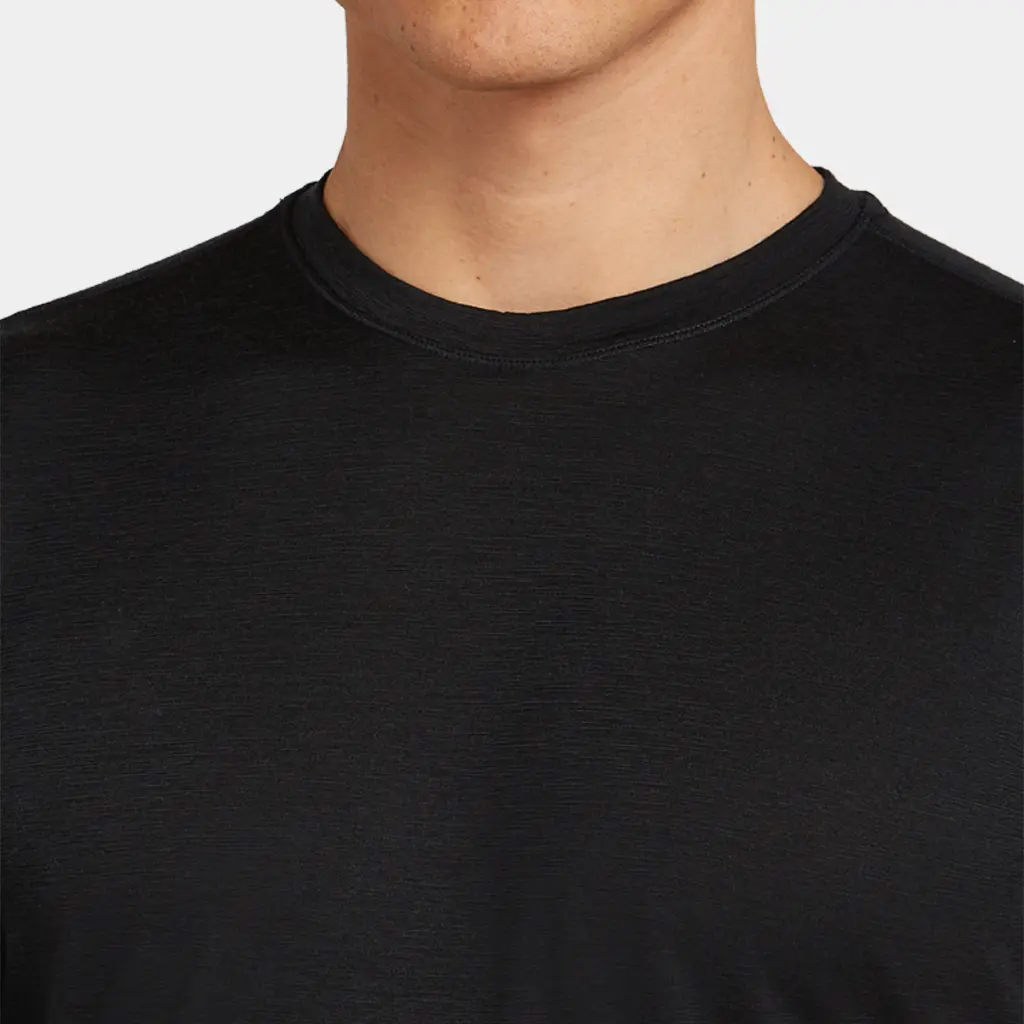 Ace Long Sleeves Tee 150 UPF Black