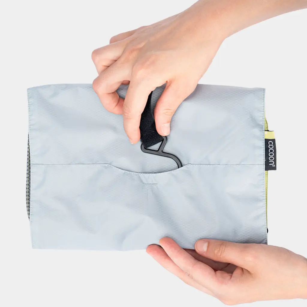 Hanging Toiletry Kit Minimalist Light Star Grey / Wild Lime