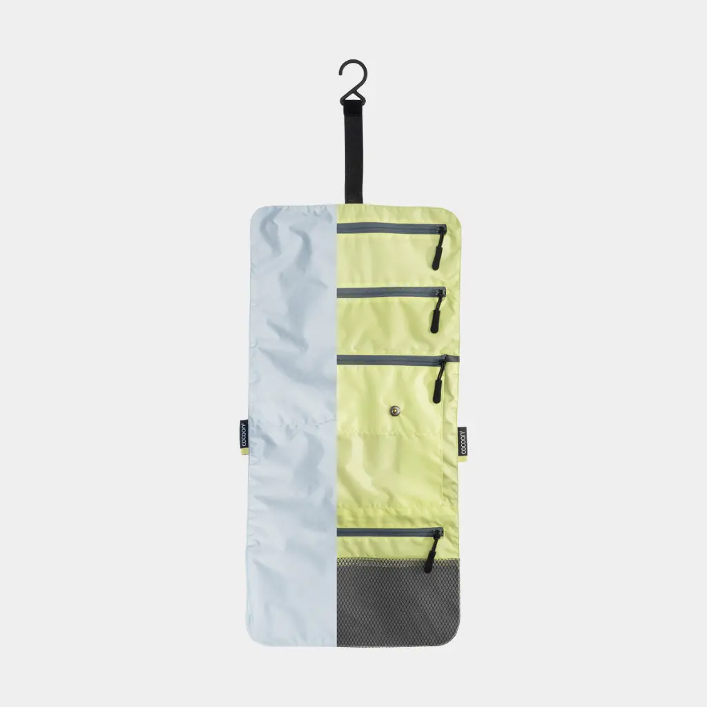 Hanging Toiletry Kit Minimalist Light Star Grey / Wild Lime