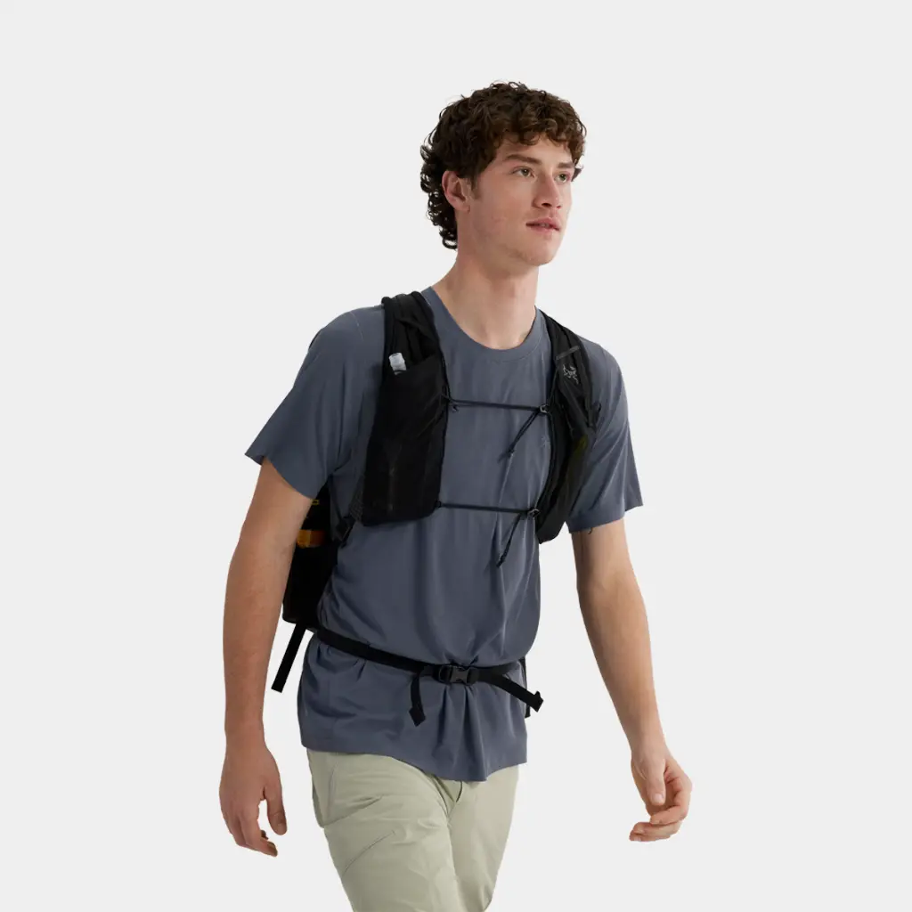 Cormac Crew Short Sleeves Dark Stratus