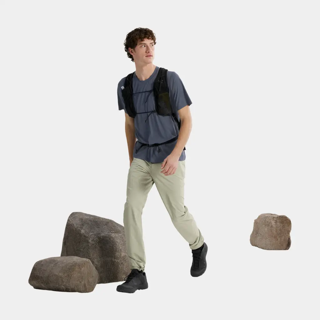 Cormac Crew Short Sleeves Dark Stratus