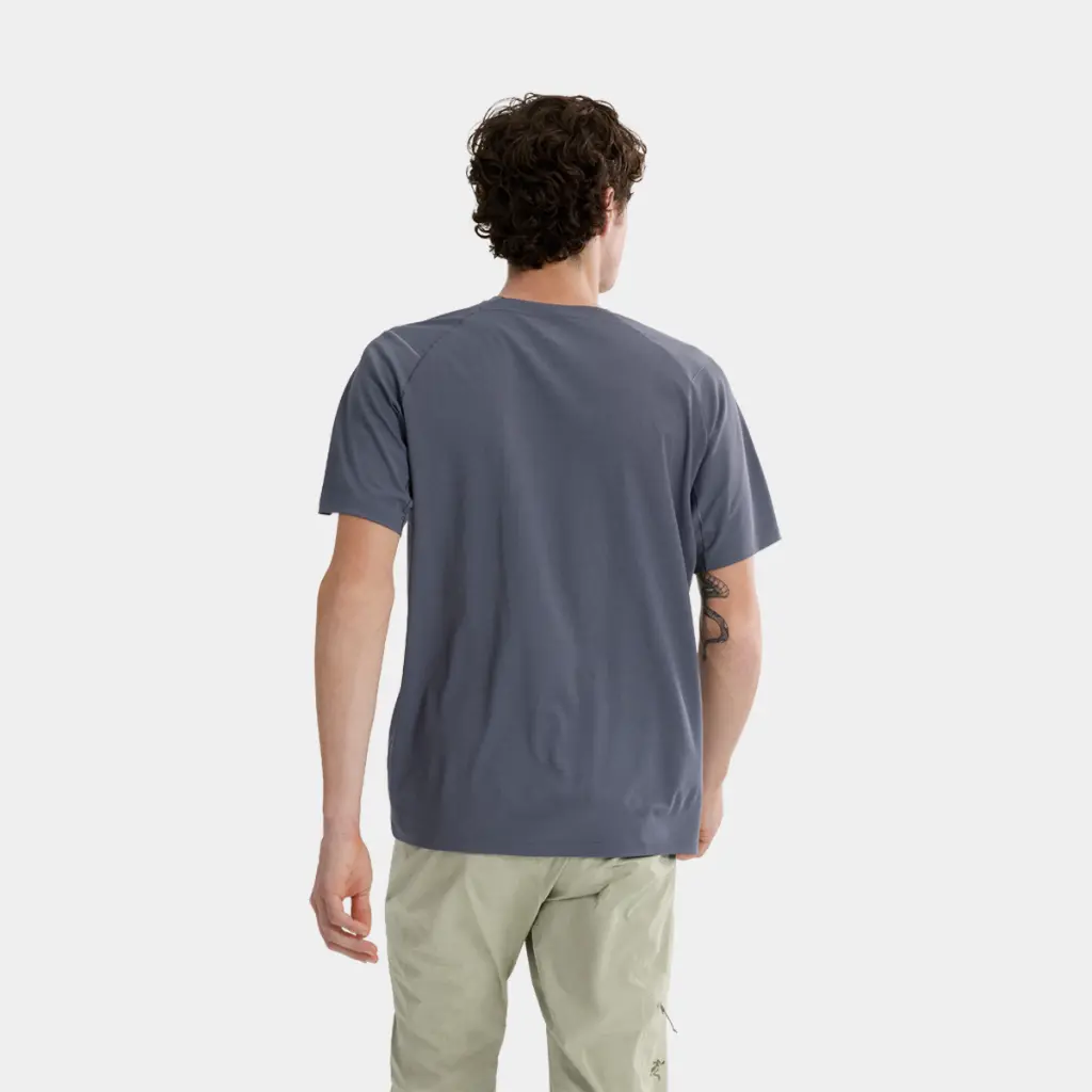 Cormac Crew Short Sleeves Dark Stratus
