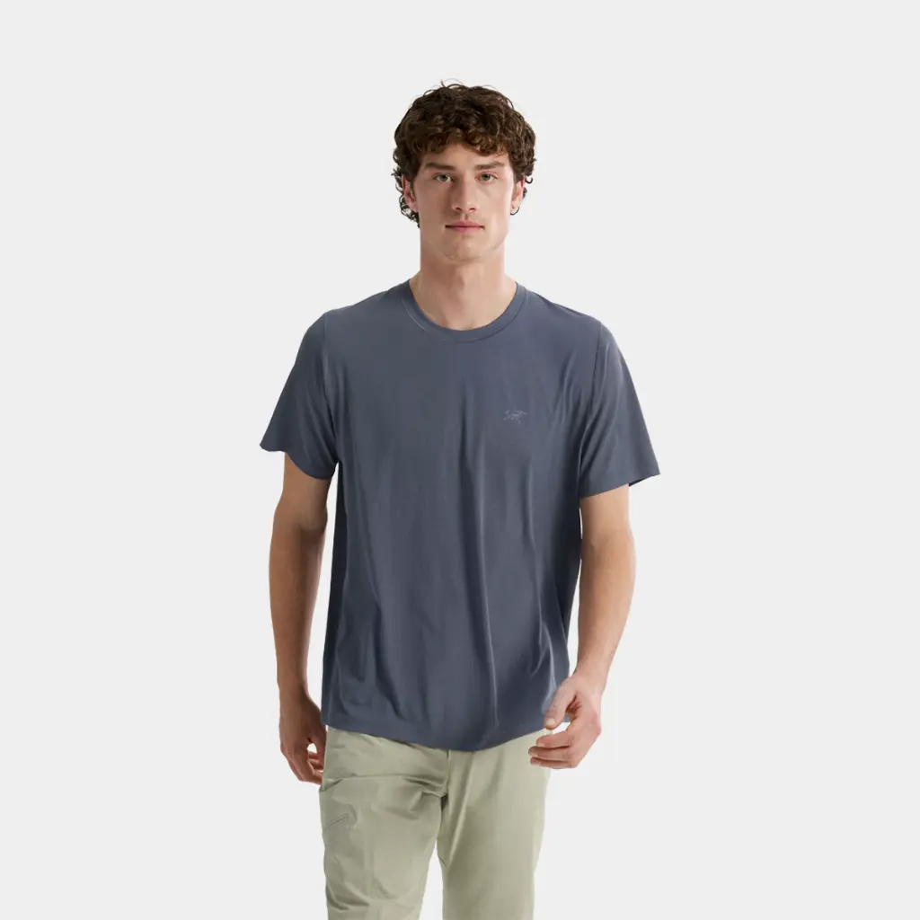 Cormac Crew Short Sleeves Dark Stratus