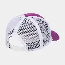 Flat Bill Trucker Hat Piton Purple / White Mountainscape
