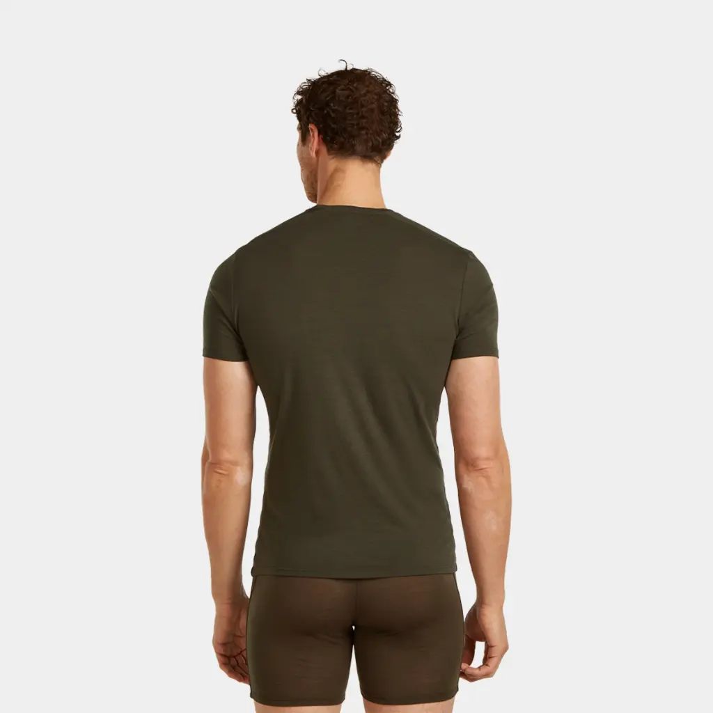 Anatomica Short Sleeves Crewe Dark Loden