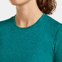 Oasis Long Sleeves Crewe 200 Women Tidal Teal