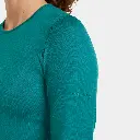 Oasis Long Sleeves Crewe 200 Women Tidal Teal