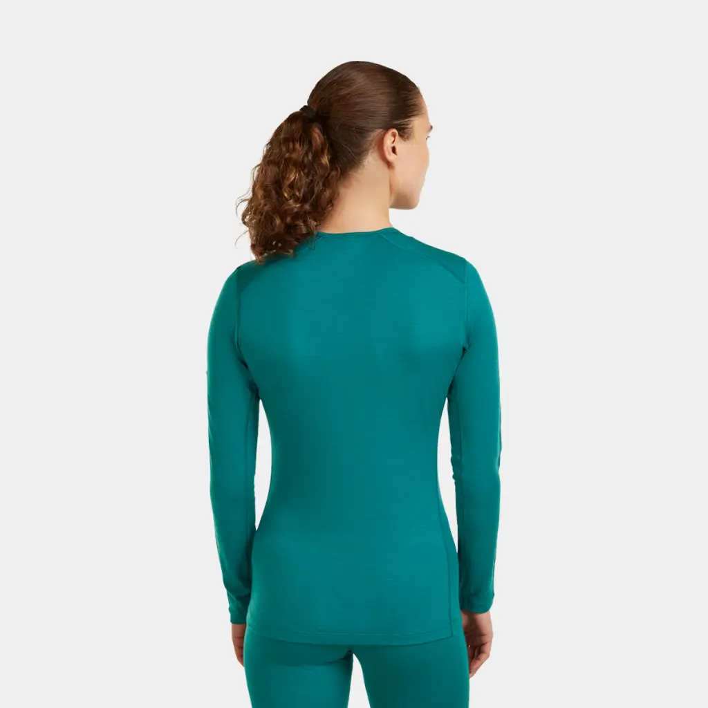 Oasis Long Sleeves Crewe 200 Women Tidal Teal