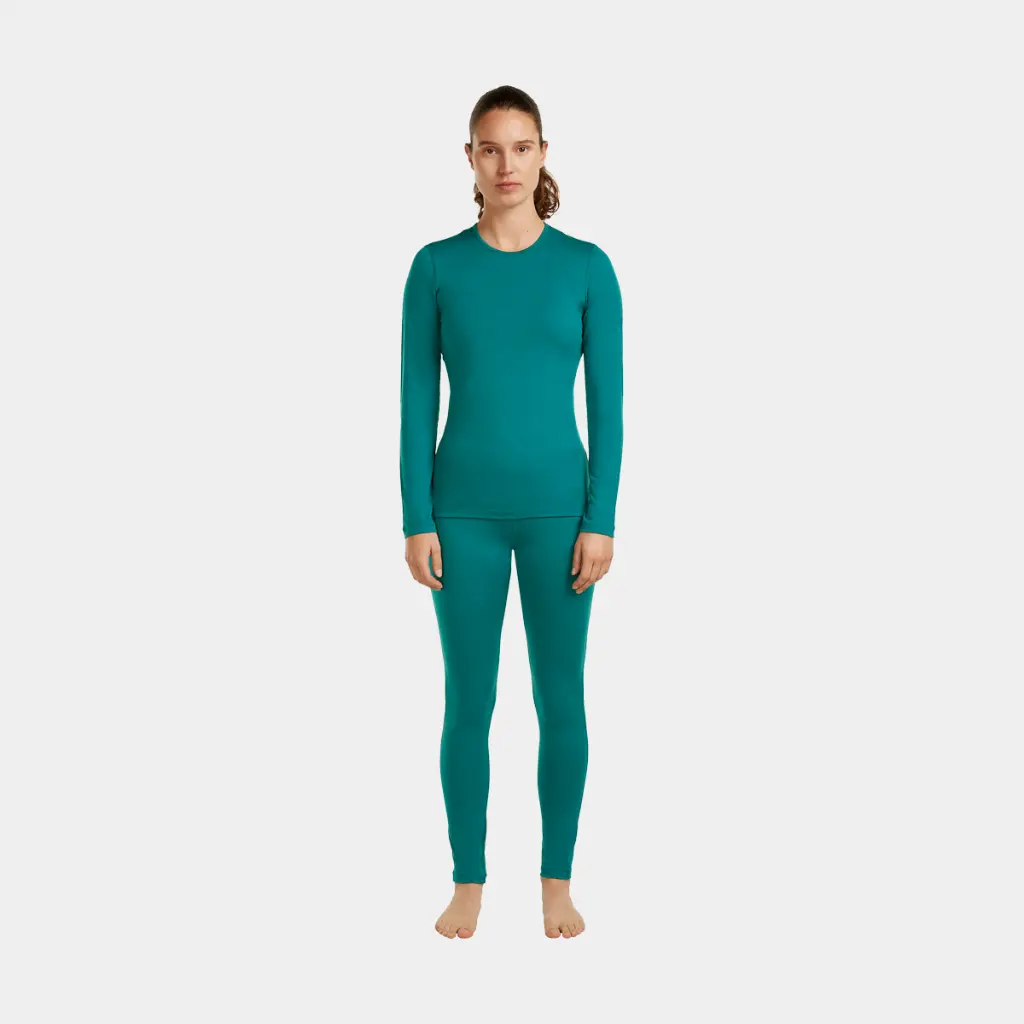 Oasis Long Sleeves Crewe 200 Women Tidal Teal