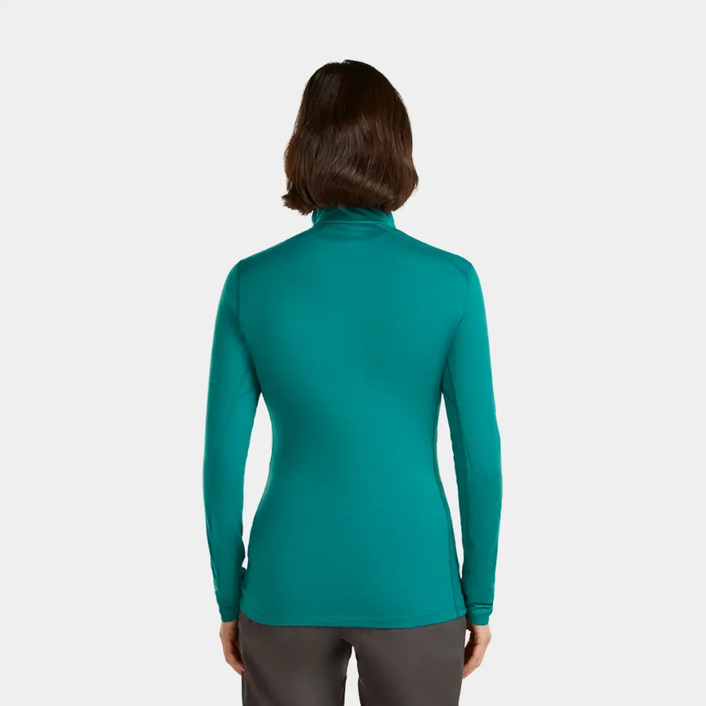 Oasis Long Sleeves Half Zip 200 Women Tidal Teal