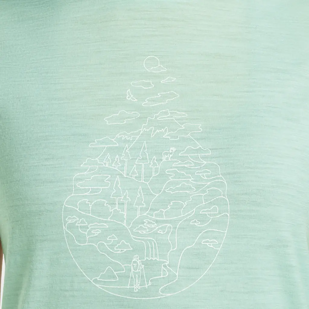 Tech Lite III Short Sleeves Tee 150 Women Hike Path Mint