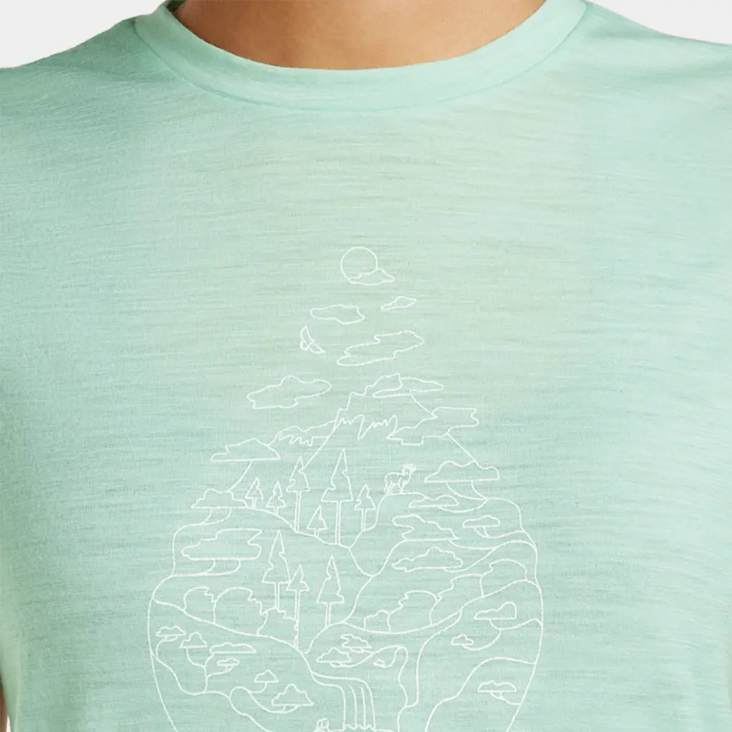 Tech Lite III Short Sleeves Tee 150 Women Hike Path Mint