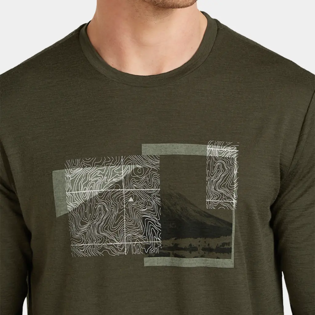 Tech Lite Long Sleeves Tee 150 Peak Bal Dark Loden
