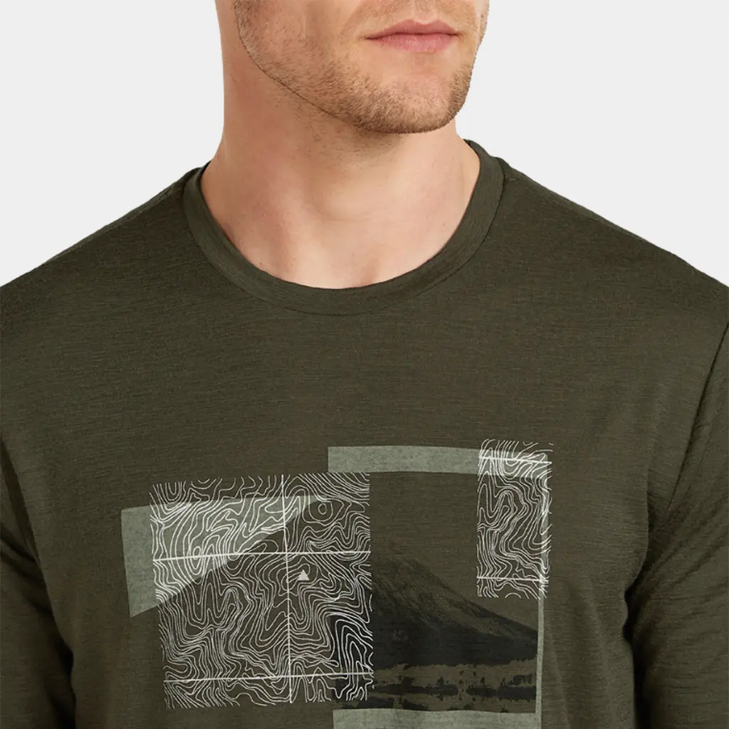 Tech Lite Long Sleeves Tee 150 Peak Bal Dark Loden