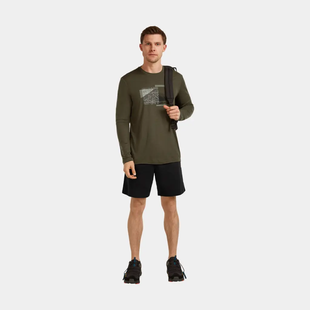 Tech Lite Long Sleeves Tee 150 Peak Bal Dark Loden