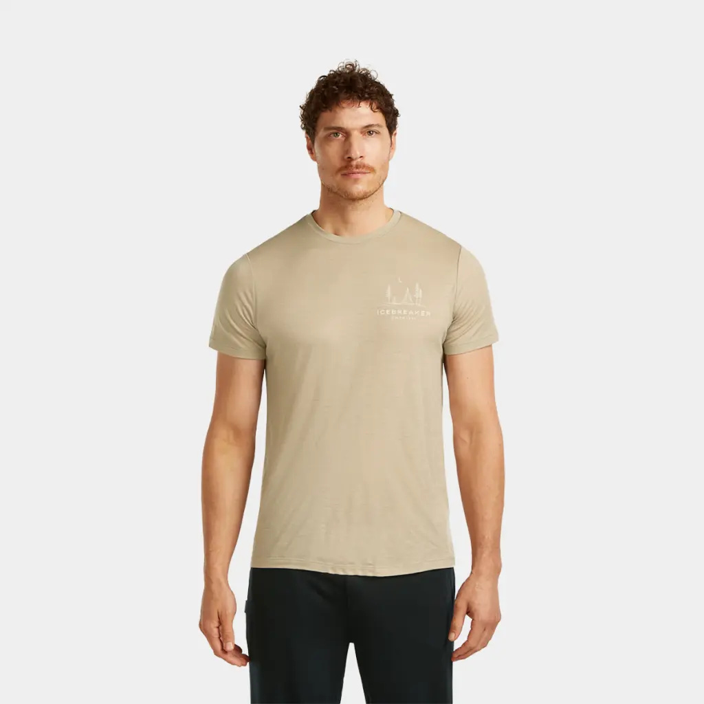 Tech Lite Short Sleeves Tee 150 Peaceful Pass Flagstone