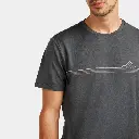 Tech Lite Short Sleeves Tee 150 Range Stripes Obsidian