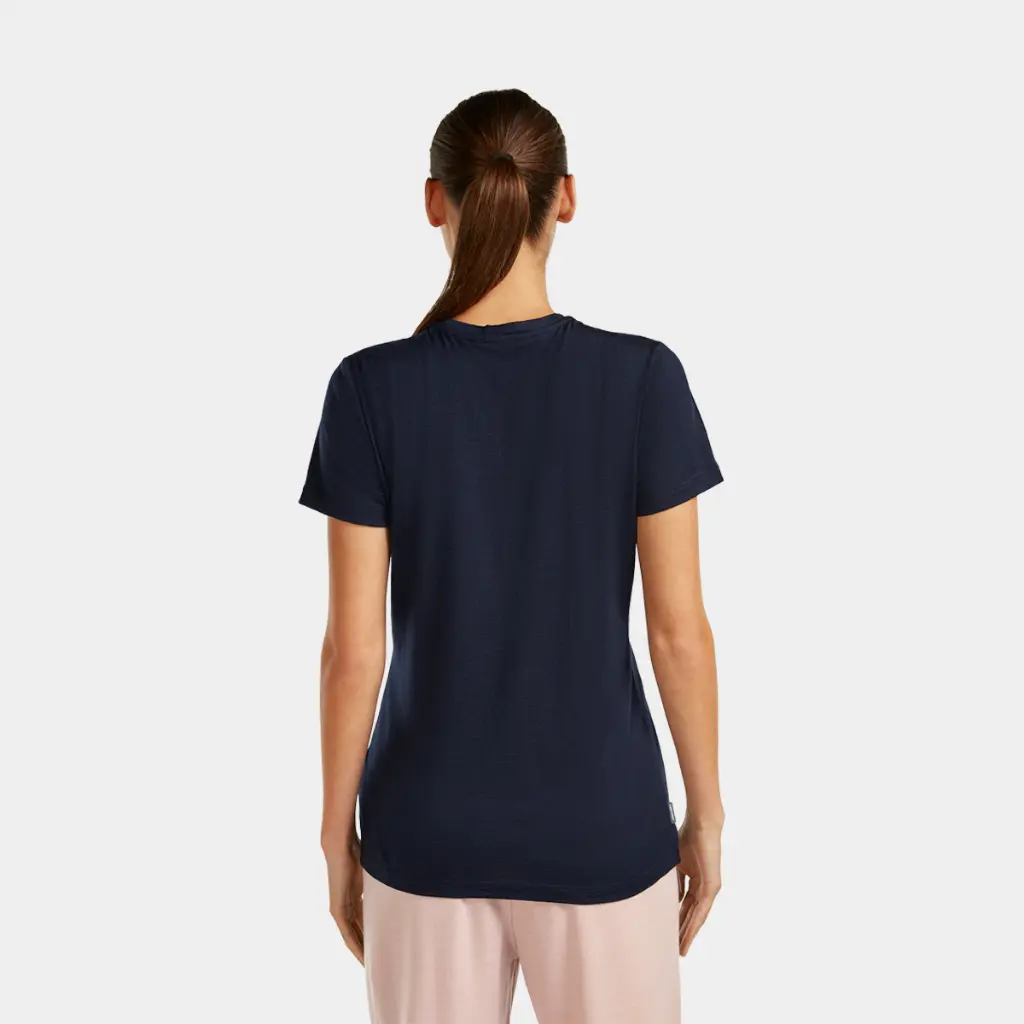 Tech Lite Short Sleeves Tee 150 Women Bird Transit Midnight Navy
