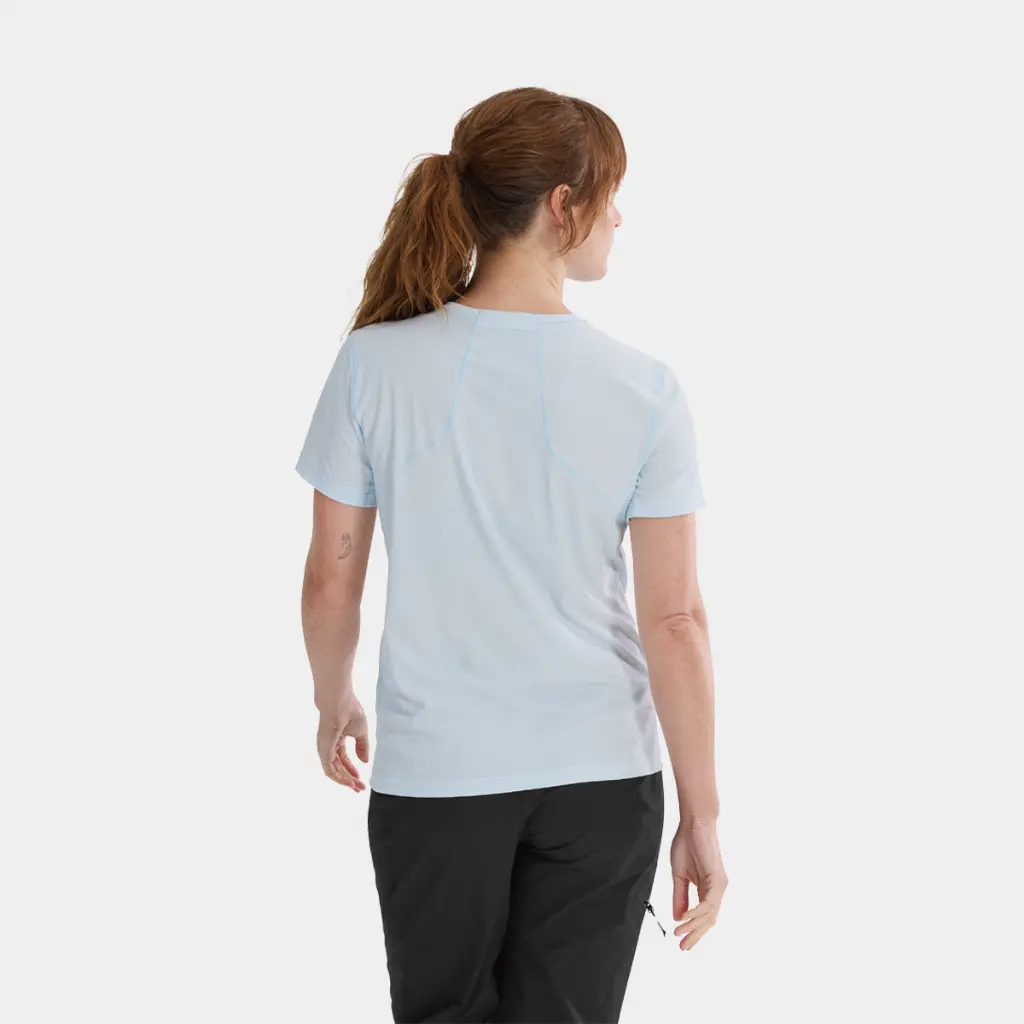 Sunna Crew Short Sleeves Women Alpine Blue