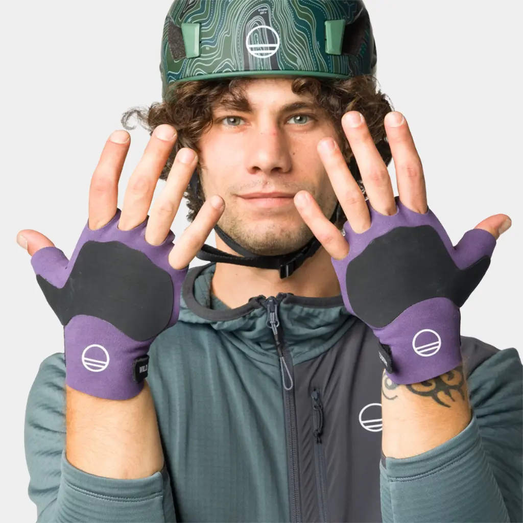 Crack Gloves Parachute Purple