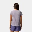 Bogata Bay Short Sleeves Tee Women Lavender Pearl