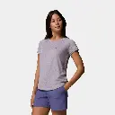 Bogata Bay Short Sleeves Tee Women Lavender Pearl