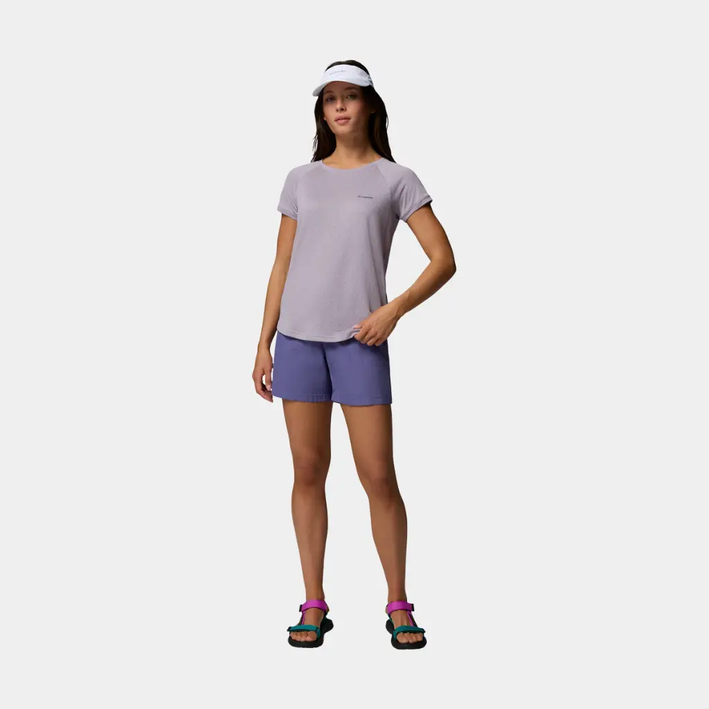 Bogata Bay Short Sleeves Tee Women Lavender Pearl