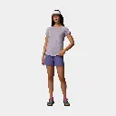 Bogata Bay Short Sleeves Tee Women Lavender Pearl