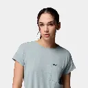 Daniela Falls Short Sleeves Women Crushed Blue