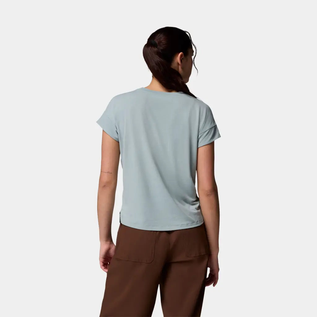 Daniela Falls Short Sleeves Women Crushed Blue
